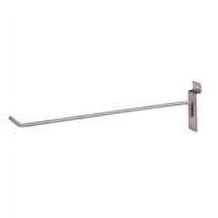 Econoco - BQSWH12SN - 12" Hook for Slatwall - Satin Nickel - - Sold in Pack of 96