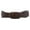 Brown, variant on 2" Wide High Waist Braided Woven Full Grain Tapered Oval Leather Belt