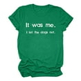thumbnail image 2 of Sakmal Womens Plus Size Tops Short Sleeve Crew Neck Quotes T-Shirts Shirts for Women, 2 of 6