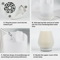 thumbnail image 4 of TIMIFIS Stainless Steel Utensil Organizer Aromatherapy Machine Oil Humidifier Spray Aromatherapy Lamp Bedroom Home Incense Lamp Plug in Kitchen Gadgets, 4 of 6