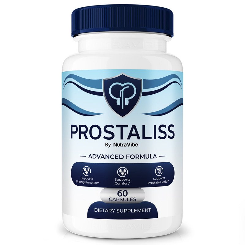 Prostaliss Capsules - Prostaliss Prostate Support Formula with Natural Blend for Urinary Flow, Comfort & Balance | Easy-to-Swallow Daily Pills for Over-All Wellness (60 Capsules)