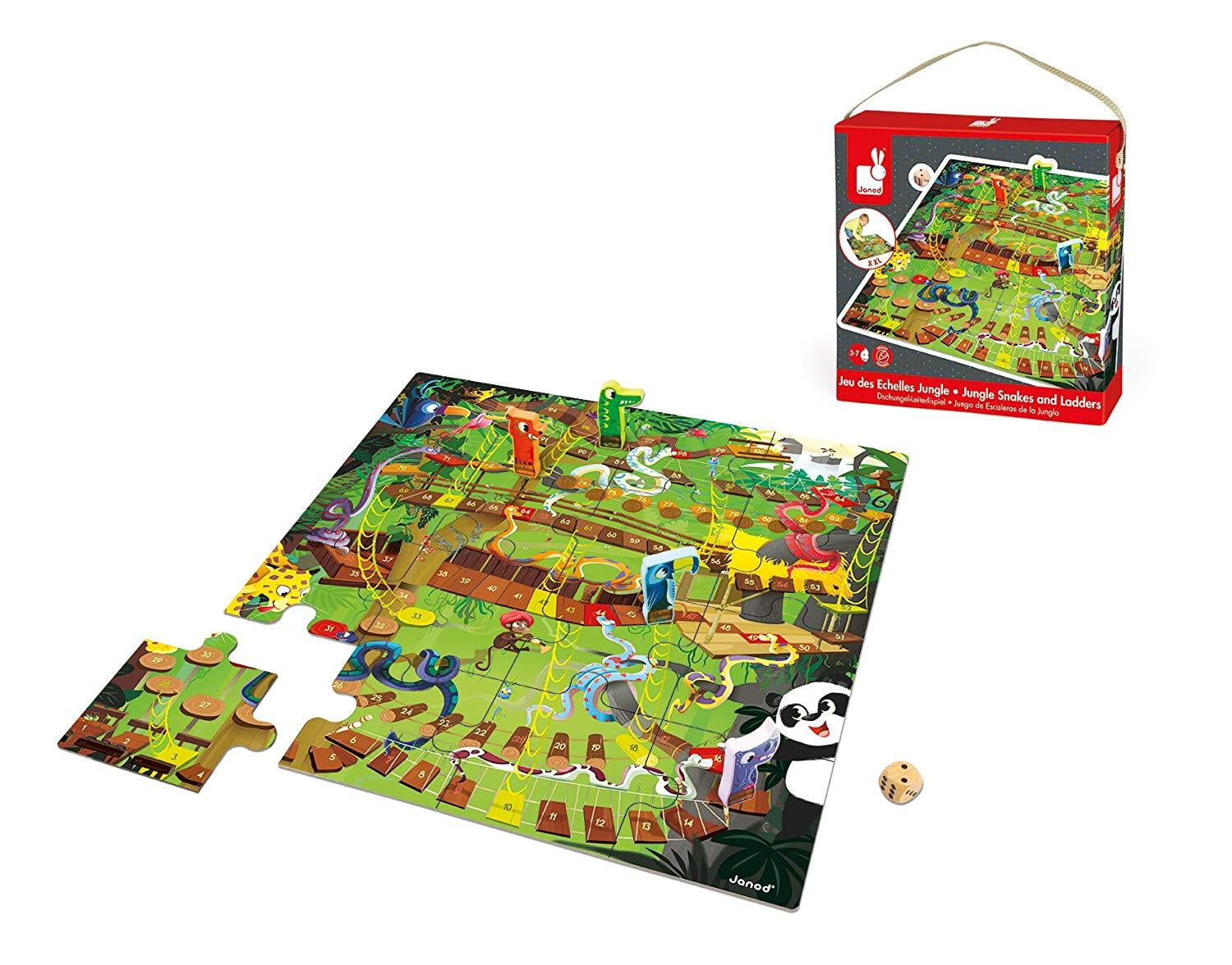 Jungle! Snakes and Ladders Game