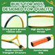 thumbnail image 2 of Juego de raquetas de tenis AboveGenius Kids de 21 pulgadas para niños de 4 a 6 años con bolsa, 2 of 9