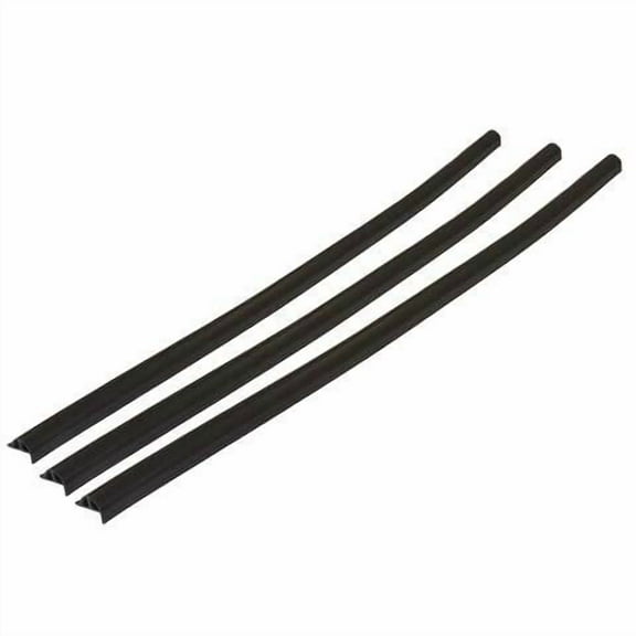 Dock Edge Boat Pier Heavy Edging DE1203F | P-Profile Black 8 FT (3 PC)