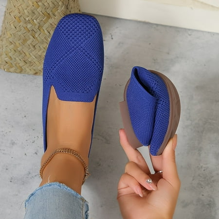 

Women s Breathable Mesh Lightweight and Comfortable Slip On Flat Shoes