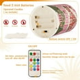 thumbnail image 5 of Yayeee Flameless Candles with Remote Flickering Battery Operated Multi Color Changing, Pink Christmas House, 5 of 7