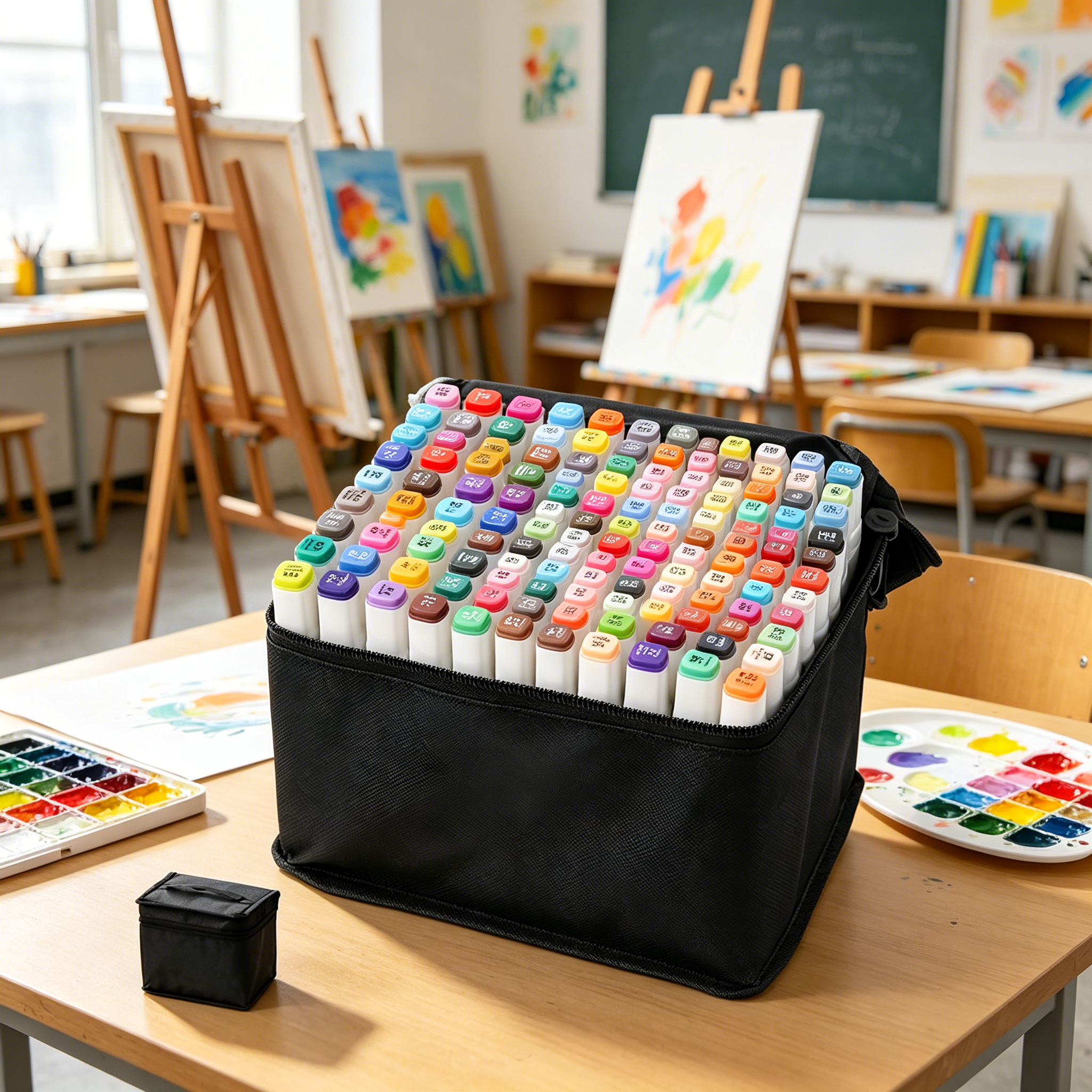 CCOCC 2026 New 48 Colors Dual Tip Alcohol Markers,Art Markers Set Art Supplies Permanent Marker for Drawing,Sketching,Coloring,Design with Storage Box