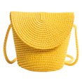 thumbnail image 1 of Bolsos Cruzados Verano Elegante Bolso Paja Playa Tejido Hecho A Mano para El (amarillo), 1 of 9