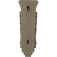 thumbnail image 4 of Ekena Millwork 5"W x 7"D x 14"H Large Grape Corbel, Walnut, 4 of 4