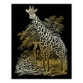 thumbnail image 3 of Royal & Langnickel(R) Foil Engraving Value Pack 8.75"X11.5"-Gold - Rhinoceros, Giraffe & Elephant, 3 of 4