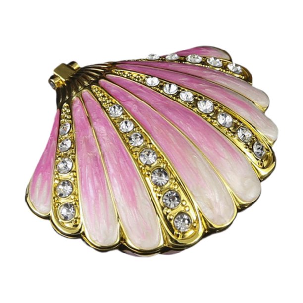 Joyero con forma de concha Fernando Organizador de Joyas Rosa