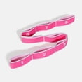 thumbnail image 5 of Banda elástica de resistencia para ejercicios de yoga y fitness en el gimnasio 8 Bucles Blanco Rosa, 5 of 5