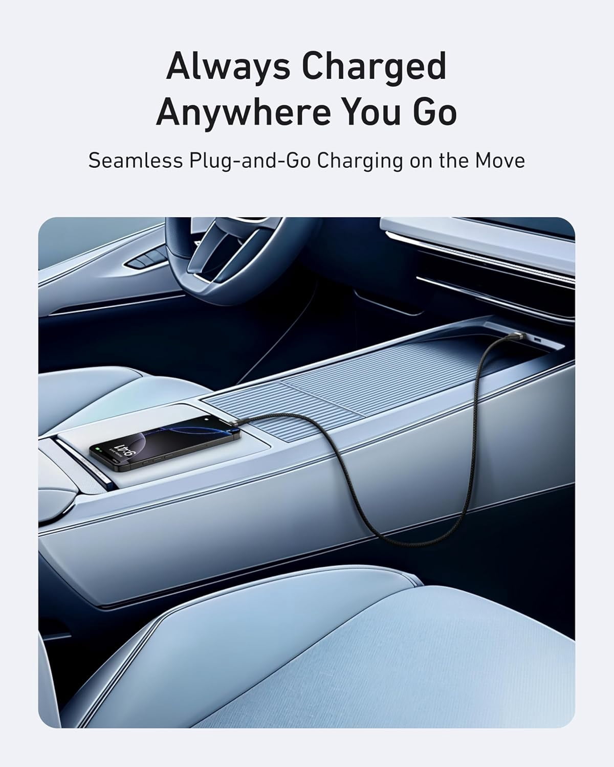 Esbeecables CarPlay-Kabel Für IPhone 16/15 | 3 Stück, Je 3 M | USB-A Auf USB-C, Schnellladen & Datenübertragung