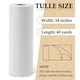 thumbnail image 2 of Rollo de tela de tul Luceinvita 137 cm x 36 m, poliéster blanco, 2 of 6