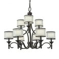 thumbnail image 6 of Transitional Nine Light Chandelier-Antique Pewter Finish Bailey Street Home 147-Bel-778025, 6 of 6