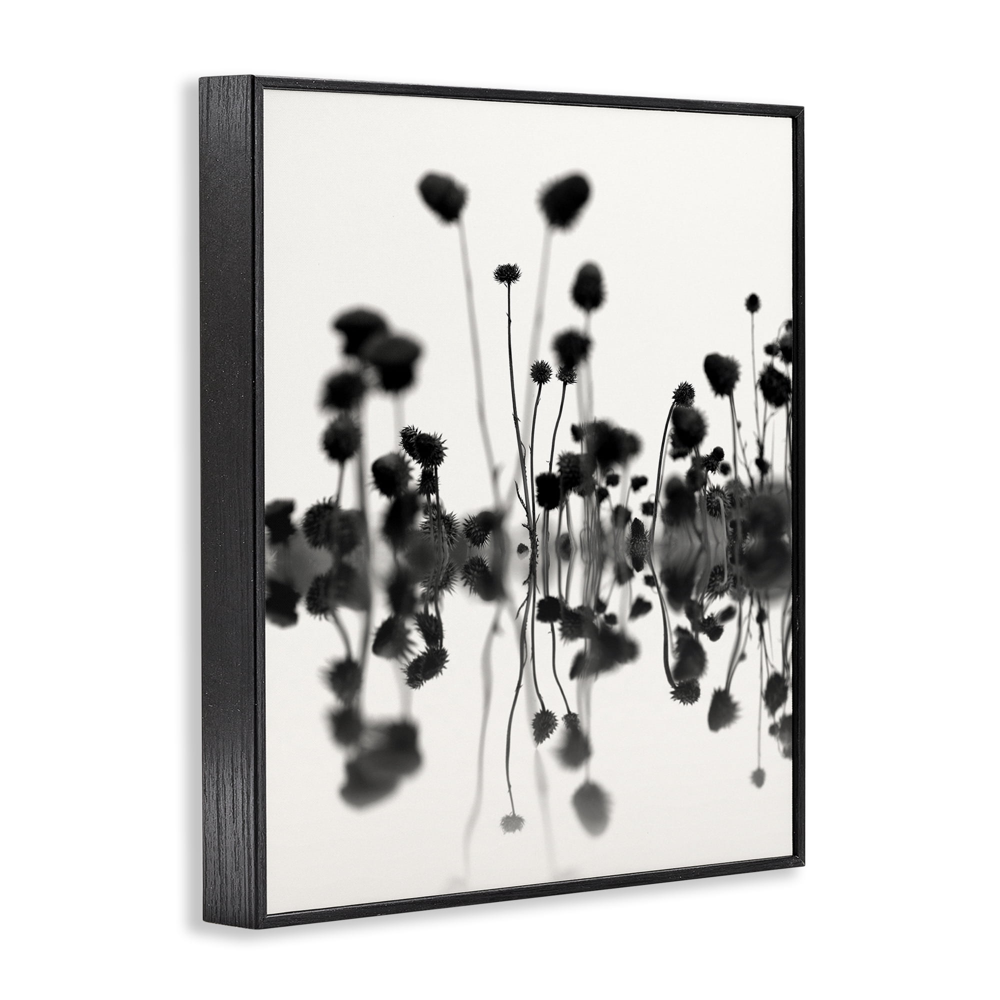 Stupell Industries Abstract Botanical Sprigs Botanical & Floral Painting Black Framed Art Print Wall Art, 24 x 30