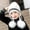 White, variant on SuTry Boys Girls Knitted Beanie Hat Warm Ear Protection Fashion Double Pom Poms Winter Soft Cozy Comfortable Hat(Black,Free Size)