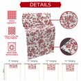 thumbnail image 5 of Red Boho Flower Short Table Runner 48 Inches Long,Vintage Paisley Farmhouse Pattern Cotton Linen Table Runners Dresser Scarves,Tabletop Scarf Furniture Cover for Home Dinner Party Decor 13"x48", 5 of 8