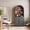 Bijou Ebony E - 1, variant on BELLEZE Arched Bookshelf with Storage, 71" Tall Wood Curio Display Cabinet with Adjustable Shelf, 5 Tier Modern Bookcase Shelf with Door for Living Room Office, Camel