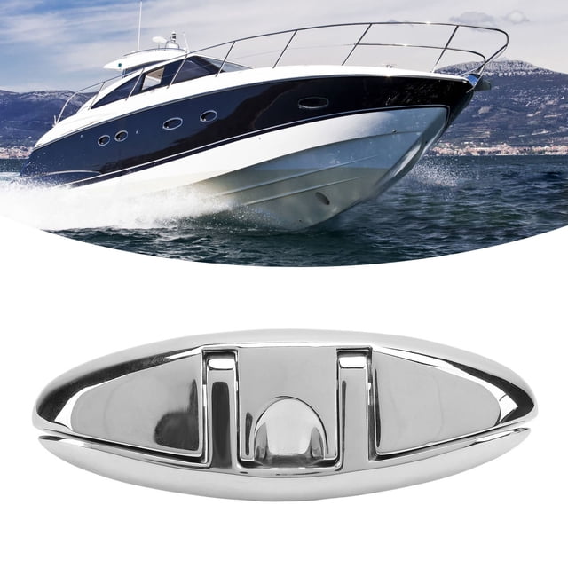 Crampons Pliants pour Bateau, Résistants à l'Oxydation 6 Po Faciles à Installer Crampons de Quai Rabattables Robustes Longue Durée pour RV Yacht Cargo Bateau Rapide