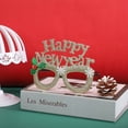 thumbnail image 1 of Gafas de feliz año nuevo, decoración de gafas navideñas, accesorios para fotomatón, suministros para fiesta de Nochevieja, 1 of 5