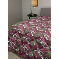 thumbnail image 2 of Feather Down Alternative Comforter, Repetitive Colorful Minimalist Romantic Plume Print, Microfiber Quilt for All Season, 5 Sizes, Multicolor, by Ambesonne, 2 of 3