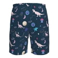 thumbnail image 6 of Naloa Space Dinosaur Men's Beach Shorts, Surfing shorts, Swim trunks, Quick Dry Swim Trunks for Surfing Beach Fun - X-Large, 6 of 9