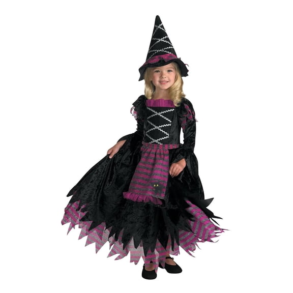 Disguise Toddler Girls' Deluxe Fairy Tale Witch Gown Costume - Size 3T-4T