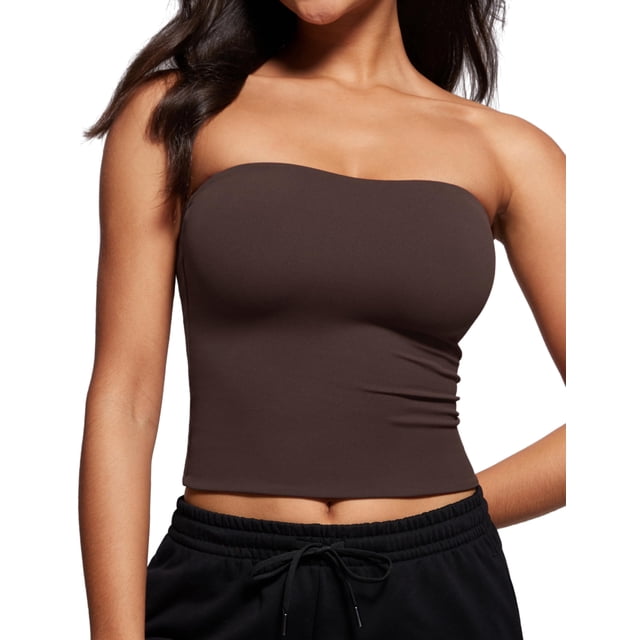 Top Bandeau CRZ YOGA Butterluxe Doble Capa Sin Tirantes XX-S