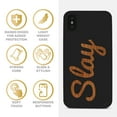 thumbnail image 4 of Case Yard Wooden Case for iPhone-XS-Max Soft TPU Silicone cover Slim Fit Shockproof Wood Protective Phone Cover for Girls Boys Men and Women Supports Wireless Charging Slay Design, 4 of 7