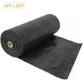 thumbnail image 1 of Weed Cover Landscape Fabric Woven Ground Barrier 6FT x 50FT Heavy-duty Weed Block Gardening Weed Matting Easy Setup & Superior Weed Control for Flower Bed, Yard, Garden, 1 of 7