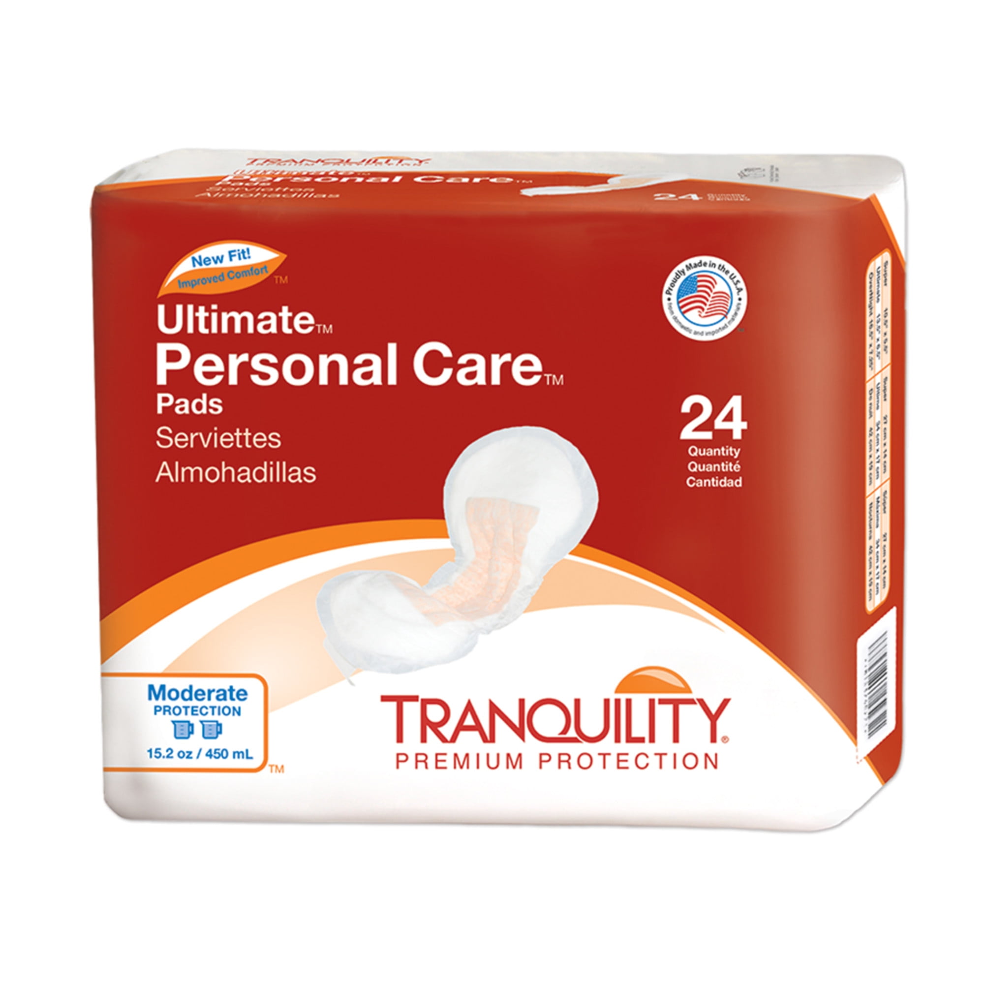 Tranquility Ultimate Personal Care Pad, Pack of 24
