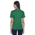 thumbnail image 2 of Ladies' Cool & Dry Sport Two-Tone Polo - FOREST GRN/ WHT - M, 2 of 3