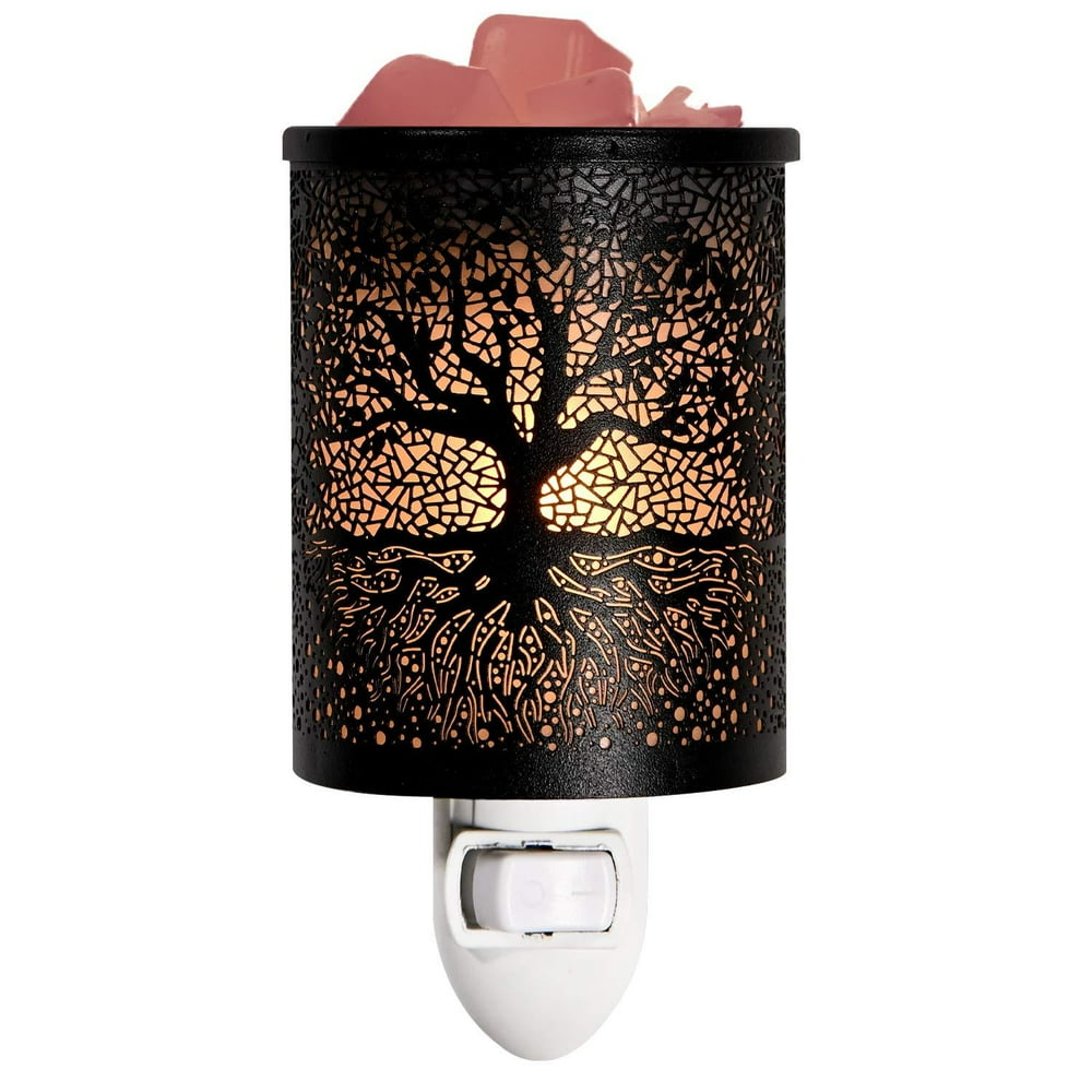 ASAWASA Metal WallPlug Wax Melt Warmer,Electric Wax Burner Melter Fragrance Warmer Night lamp