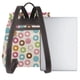 thumbnail image 3 of Disketp Colorful Donuts Mochila de Cuero para Mujer, Bolso de Espalda Antirrobo con Estilo para Viaje, Trabajo y Uso Diario, 3 of 4