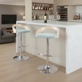 thumbnail image 2 of Grotto Adjustable Bar Stool, Chrome Bar Stools, Bar Chairs, Swivel Bar Stools, Bar Stools Set of 2, 2 of 10