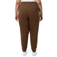 thumbnail image 4 of Terra & Sky Women's Plus Size Cotton Blend Fleece Sweatpants, 3-Pack, 4 of 13