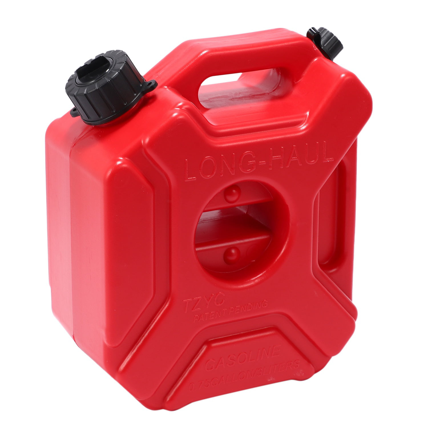 Motorcycle Red 3L Backup Fuel Tank Plastic Petrol Car Spare Container  Petrol Tanks Canister ATV UTV