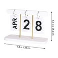 thumbnail image 6 of Luxshiny Vintage Wooden Date Calendar 1 Set for Home Office Desk Decor and Daily Organization, 6 of 8