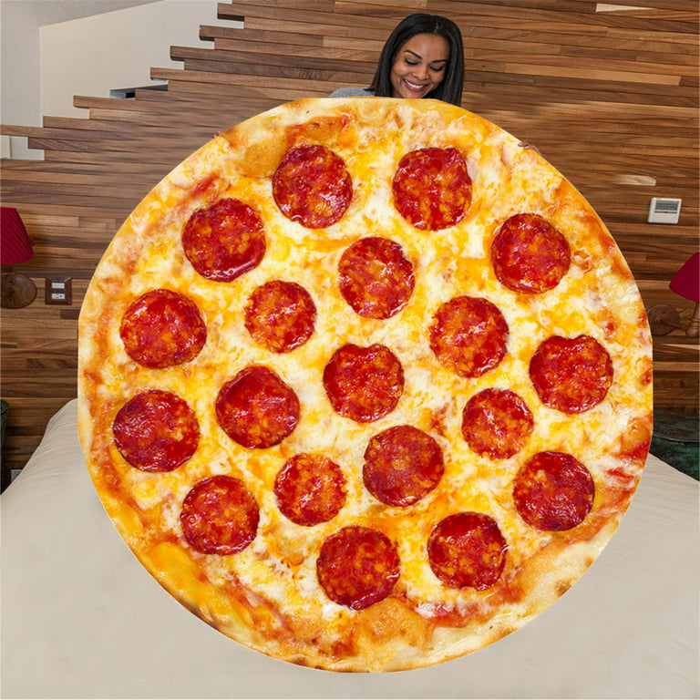 Pepperoni Pizza Blanket - Food Blankets