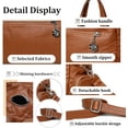 thumbnail image 4 of Sunyuer Soft PU Leather Tote Bag for Women, Large Capacity Hobo Handbag Shoulder Bags Multi-Pocket Crossbody Bag, 4 of 7