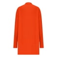 thumbnail image 4 of ClodeEU Women's Cardigan Sweaters ,Long Sleeve Knit Open Front Jacket,Lightweight Sweater With Pockets Orange,Womens Plus L, 4 of 6