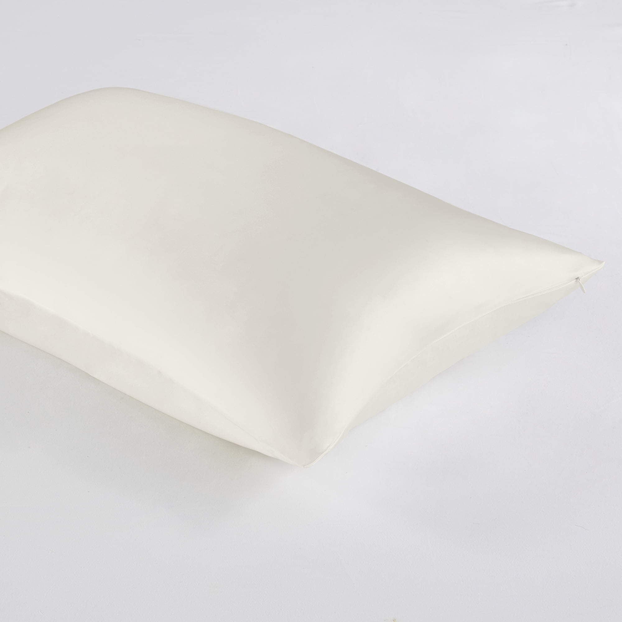 Madison Park Silk 100% Mulberry Single Pillowcase, Queen - Ivory