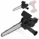 thumbnail image 1 of Taladro eléctrico de 6 pulgadas modificado para accesorio de motosierra eléctrica Accesorios de motosierra eléctrica Juego de herramientas de modificación Herramienta de corte para carpintería, negro, 1 of 6