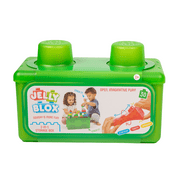 Jelly Blox - Stash & Stack - 2-in-1 Storage Case by Goliath, Includes 30 Pieces, Ages 2+