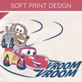thumbnail image 6 of Disney Cars Little Boys' 2-Piece Hooded Tee and Shorts Set Rose McQueen Mater, 6 of 7