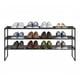 thumbnail image 4 of SONGMICS Zapatero de 3 Niveles, Estantería de Metal, Estantería de Zapatos, para 15 a 18 Pares, 30 x 116 x 55 cm, Estante Apilable, Negro, 4 of 8