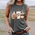 thumbnail image 4 of Giftesty Tank Tops for Women Clearance Women's Fashion Casual Printed Sleeveless Blouse Round Neck Sexy Slim Pullover Tops, 4 of 4