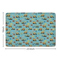 thumbnail image 5 of Cartoon Construction Vehicles Road Signs Flannel Non Slip Door Rugs,Washable Door Mats Indoor,Decorative Door Mats,Dirt-Resistant and Absorbent Doormat for Entrance,Bedroom,Kitchen,Bathroom,23.5"x16", 5 of 5