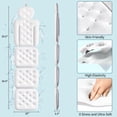 thumbnail image 4 of Almohada de baño para todo el cuerpo VOXOR para bañera con bolsa de lavandería blanca, 4 of 6